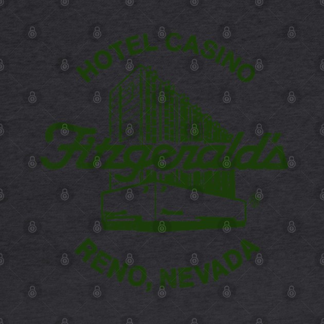 Retro Vintage Fitzgerald's Hotel Casino Las Vegas by StudioPM71